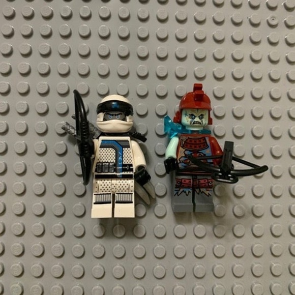 NINJAGO CUSTOM MINIFIGURES ZANE & BLIZZARD ARCHER - Picture 1 of 4